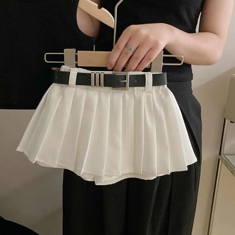 Children's Clothing sets 2-7Years Black Knitted Top and White Skirt Summer Outfit Toddler Infant Clothing Set Kids Wear