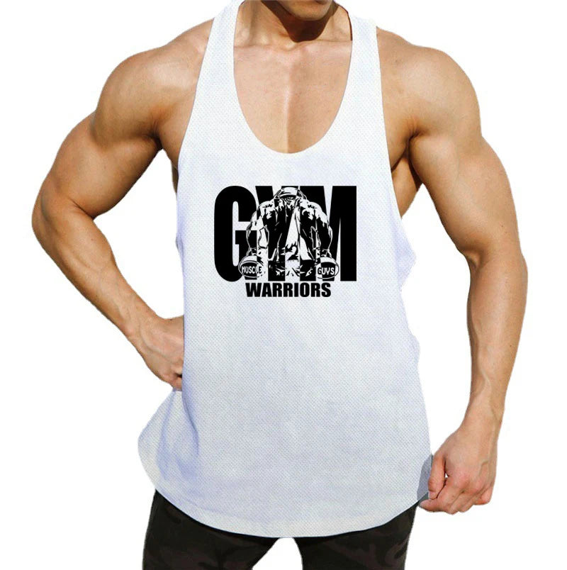 Gym Clothing Fitness Mens Stringer Tank Top Men Mesh Bodybuilding Vest Running Shirt Workout Sleeveless T Shirt Sports Tanktop