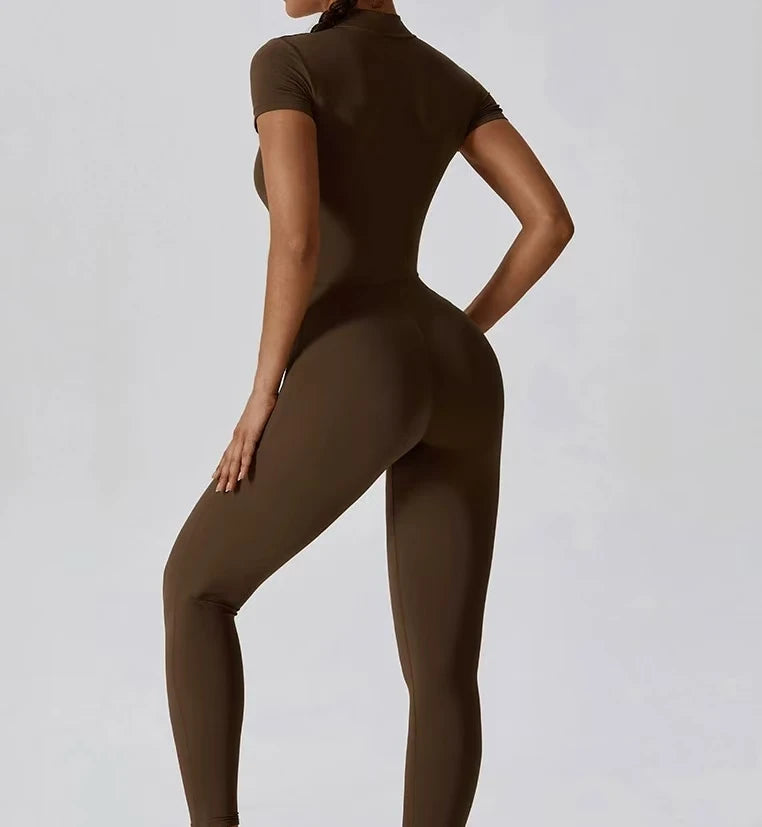 2025 New Yoga Set Women Workout Sport Gym Wear Suit High Wais Fitness Female Sportswear One Pieces Black Pink
