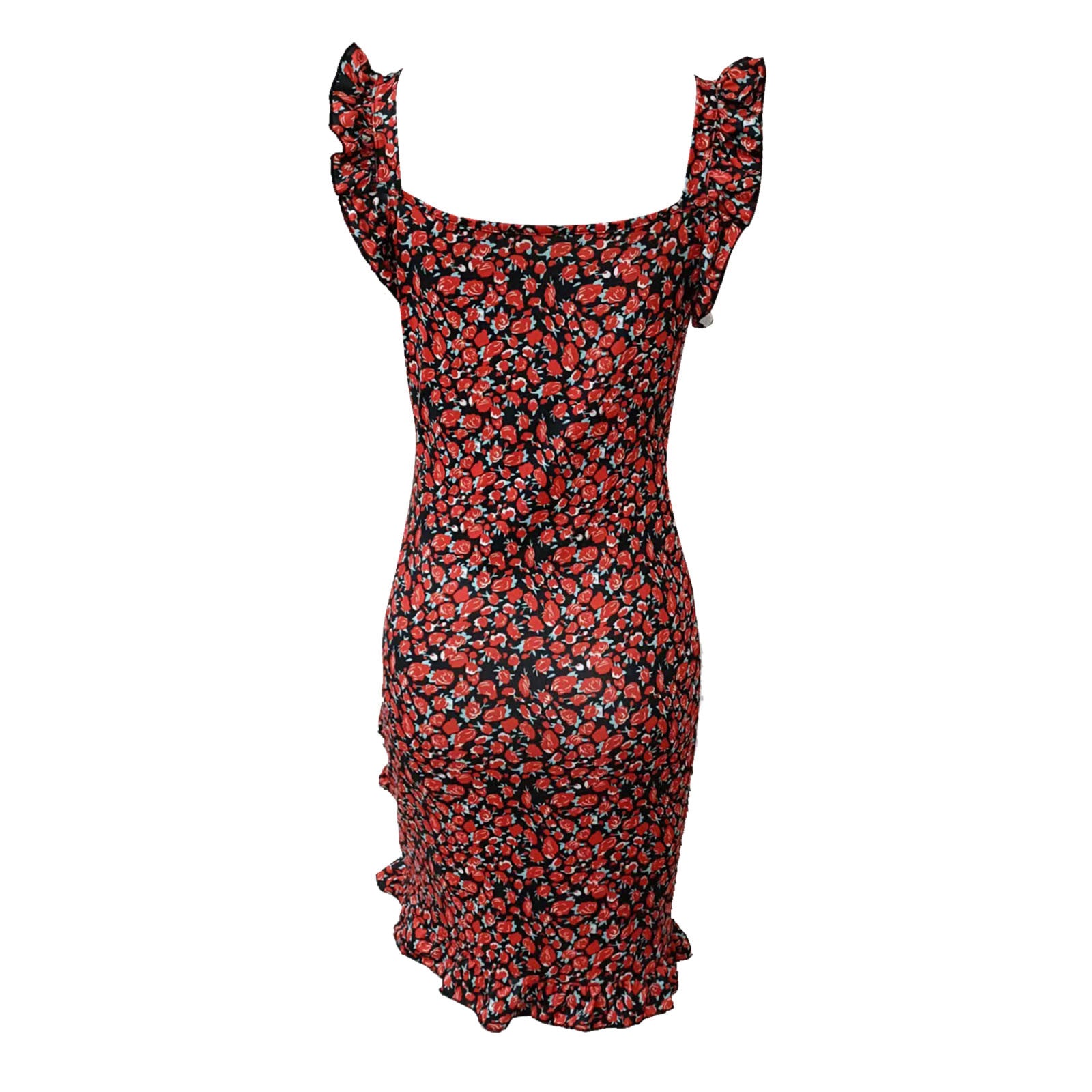 In Boho Floral Dresses For Women Evening Dress Sexy Printed Casual V Neck Party Evening Summer Beach Sundress Vestidos Mujer
