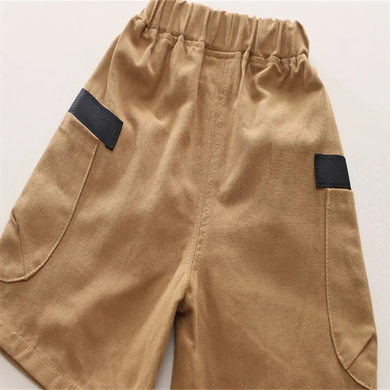 Kids Boy Girls Clothes Infant Cotton Strips T Shirt Shorts Sport 2pcs/Sets Garment Children Tracksuit 1 2 3 4 5  Years