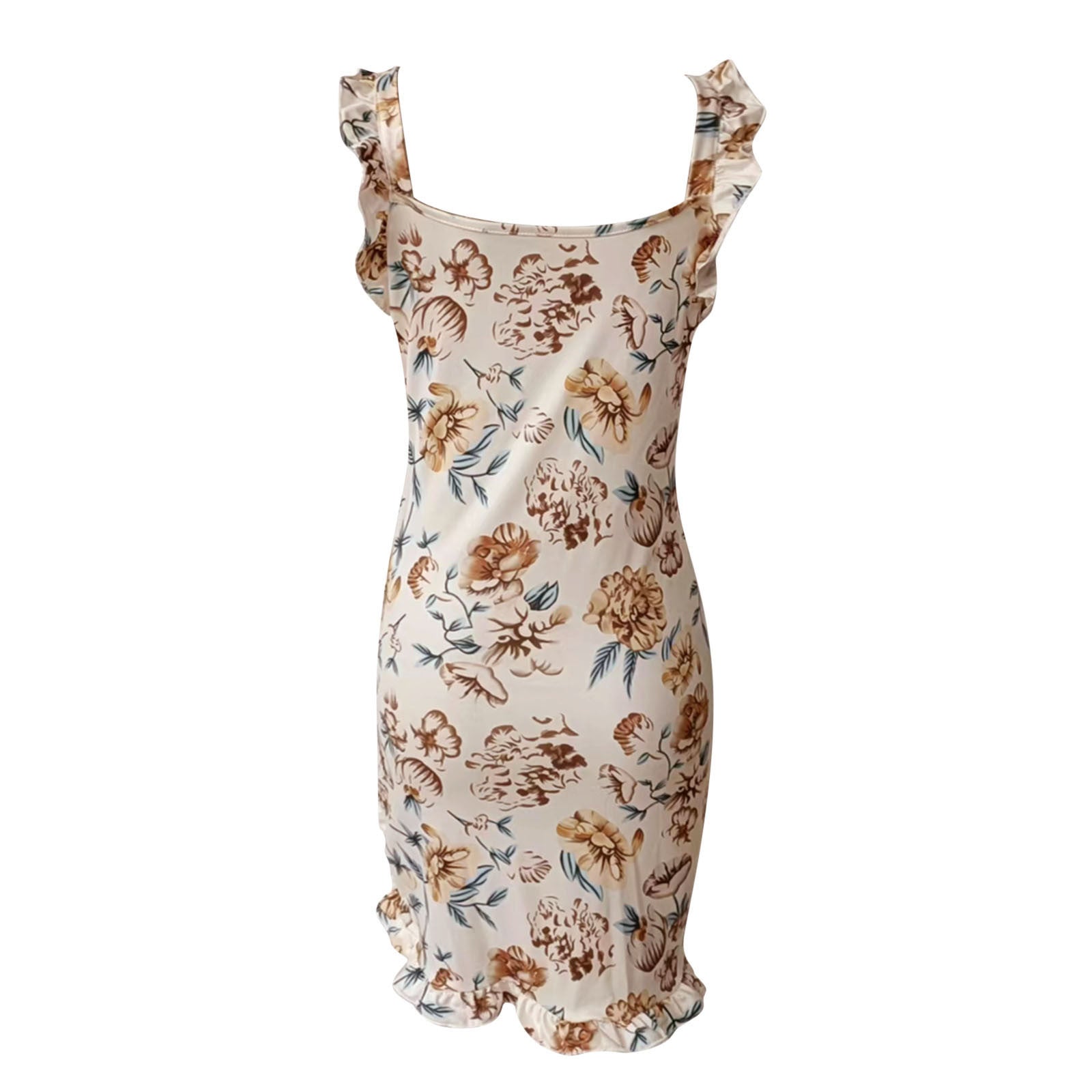 In Boho Floral Dresses For Women Evening Dress Sexy Printed Casual V Neck Party Evening Summer Beach Sundress Vestidos Mujer