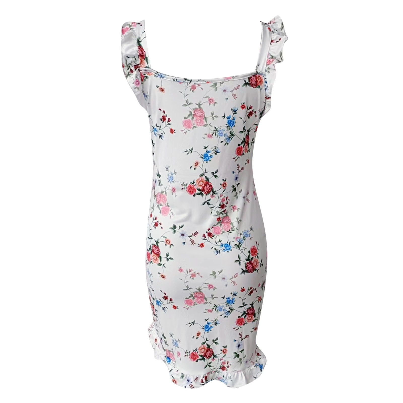 In Boho Floral Dresses For Women Evening Dress Sexy Printed Casual V Neck Party Evening Summer Beach Sundress Vestidos Mujer