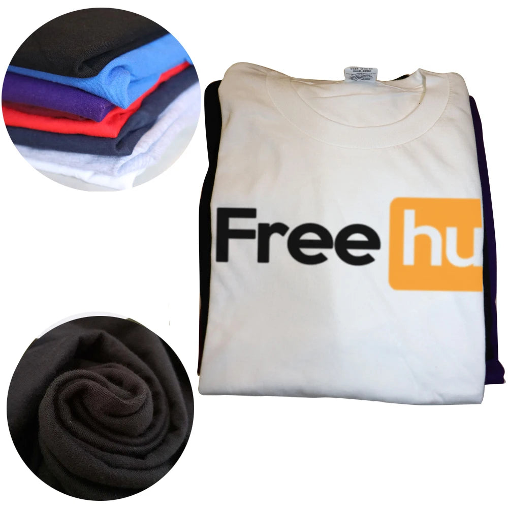 Free Hugs And Maybe A Kiss Graphic Print Tops Men Oversized New Funny T-shirt Summer Hip Hop Short Sleeve Crewneck T Shirts