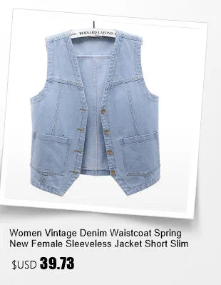 fashion Lace Beaded Denim Vest Women Cardigan 2025 New spring  Sleeveless Jacket Fashion Loose Vintage jeans Waistcoat tide R359