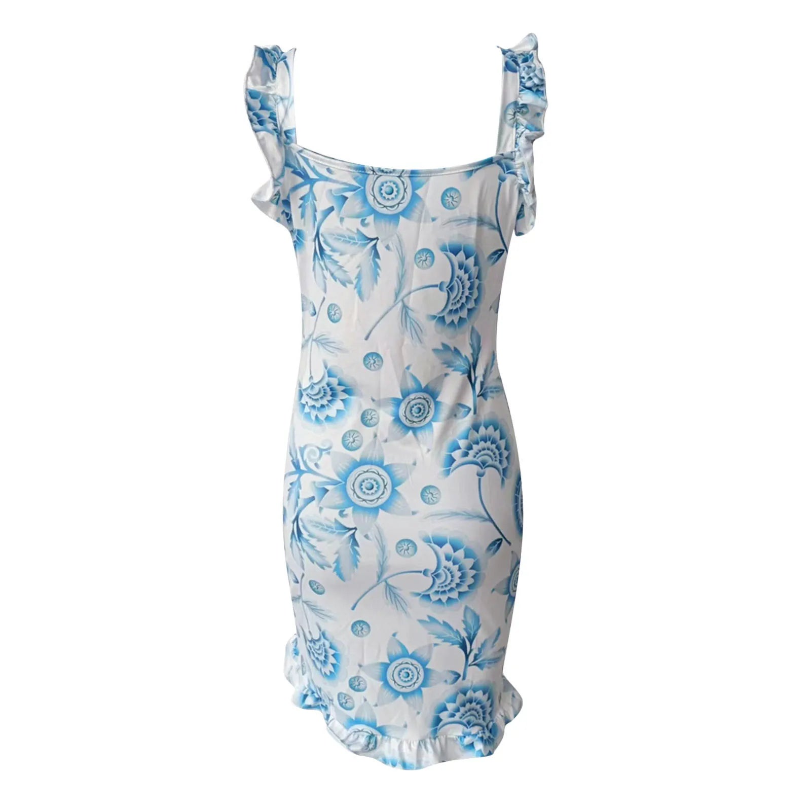 In Boho Floral Dresses For Women Evening Dress Sexy Printed Casual V Neck Party Evening Summer Beach Sundress Vestidos Mujer